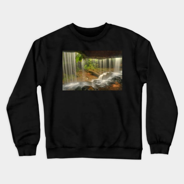 Lower Somersby Falls .. behind the veil Crewneck Sweatshirt by Michaelm43